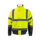 Urgent láthatósági bomber dzseki HSV fluo-sárga-tengerkék