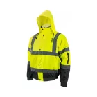 Urgent láthatósági bomber dzseki HSV fluo-sárga-tengerkék