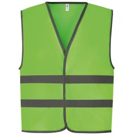 Yoko jól láthatósági gyerek mellény Reflective lime