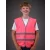 Yoko jól láthatósági gyerek mellény Reflective pink