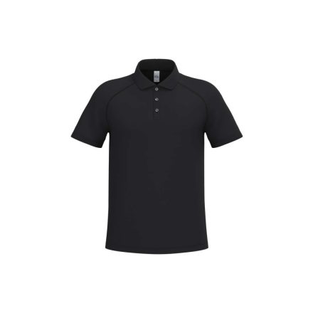 iDeal Basic galléros póló Basic 130 fekete