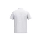 iDeal Basic galléros póló Pique 180 melírozott hamuszürke