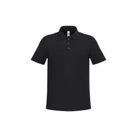 iDeal Basic galléros póló Pique 180 fekete