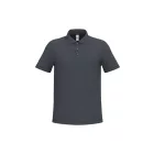 iDeal Basic galléros póló Pique 180 sötétszürke