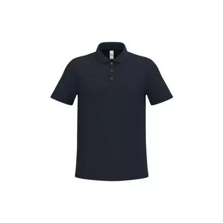 iDeal Basic galléros póló Pique 180 tengerkék