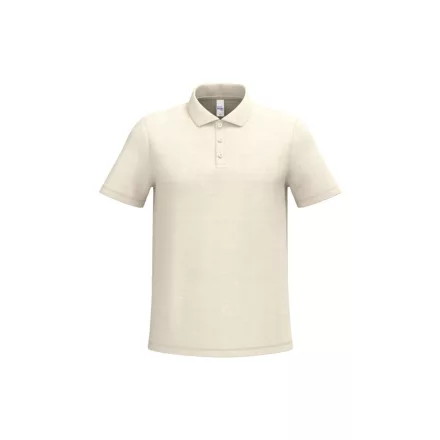 iDeal Basic galléros póló Pique 180 natúr