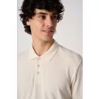 iDeal Basic galléros póló Pique 180 natúr