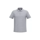 iDeal Basic galléros póló Pique 180 melírozott szürke