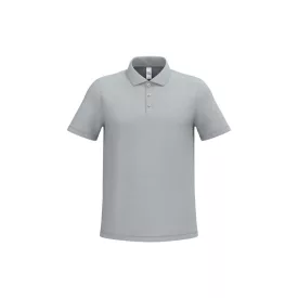 iDeal Basic galléros póló Pique 180 világosszürke