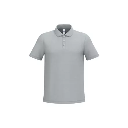 iDeal Basic galléros póló Pique 180 világosszürke