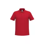 iDeal Basic galléros póló Pique 180 piros