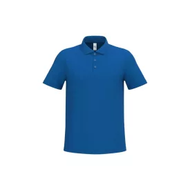 iDeal Basic galléros póló Pique 180 királykék