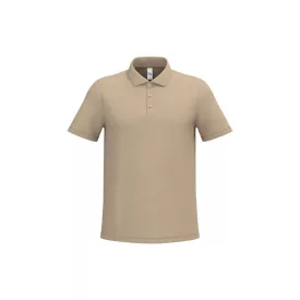 iDeal Basic galléros póló Pique 180 homok