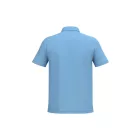 iDeal Basic galléros póló Pique 180 égszínkék