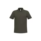 iDeal Basic galléros póló Pique 180 sötét khaki
