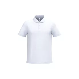 iDeal Basic galléros póló Pique 180 fehér