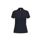 iDeal Basic női galléros póló Pique 180 tengerkék