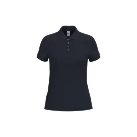 iDeal Basic női galléros póló Pique 180 tengerkék