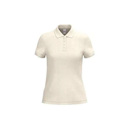 iDeal Basic női galléros póló Pique 180 natúr