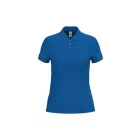 iDeal Basic női galléros póló Pique 180 királykék
