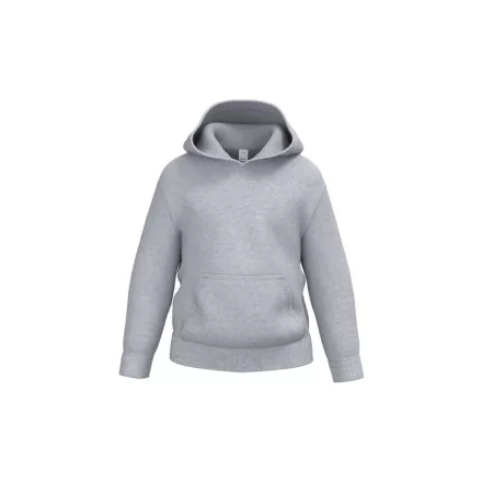 iDeal Basic gyerek pulóver Basic Hoodie 260 melírozott szürke