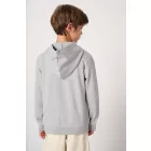 iDeal Basic gyerek pulóver Basic Hoodie 260 melírozott szürke
