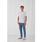 B&C galléros póló Piqué 180 fehér