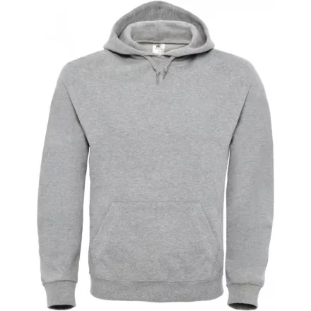 B&C pulóver Hooded Sweatshirt S 280 melírozott szürke