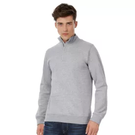 B&C Cotton Rich 1/4 Zip Sweat