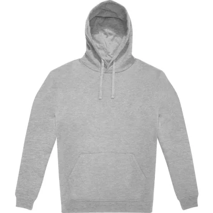 B&C pulóver Hoodie Unisex 280 melírozott szürke