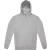 B&C pulóver Hoodie Unisex 280 melírozott szürke