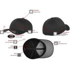 Flexfit gyerek baseball sapka Wooly Combed 6P fekete