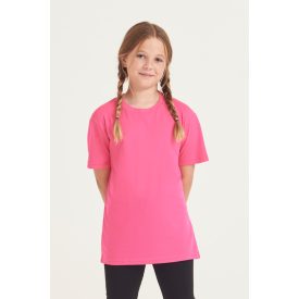 AWDis gyerek póló Cool T 140 neon pink