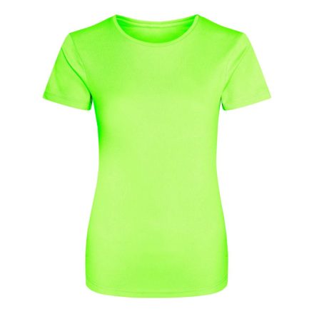JustCool női póló Cool T 140 neon zöld