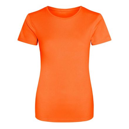 JustCool női póló Cool T 140 neon narancs