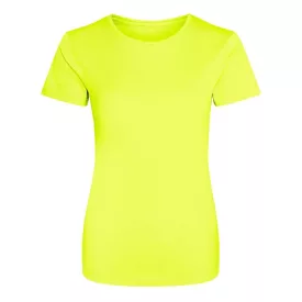 JustCool női póló Cool T 140 neon sárga