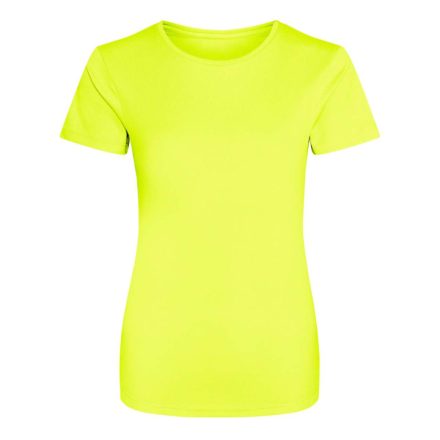 JustCool női póló Cool T 140 neon sárga