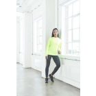 AWDis hosszú ujjú női póló Cool 140 neon sárga
