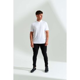 AWDis galléros póló Cool Smooth 135 fehér