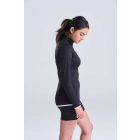 AWDis női sport felső Cool 1/2 Zip 290 fekete-fehér