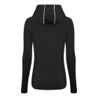 AWDis női sport felső Cool Cowl 210 fekete-pala melanzs