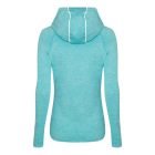 AWDis női sport felső Cool Cowl 210 melírozott türkiz