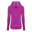 AWDis női sport felső Cool Cowl 210 melírozott málna