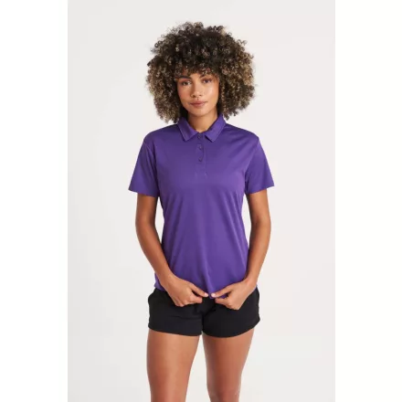 AWDis női galléros póló Cool 140 lila