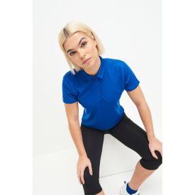 AWDis női galléros póló Cool 140 királykék