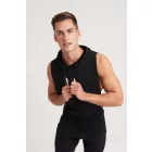 AWDis ujjatlan felső Muscle Hoodie 240 fekete