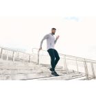 AWDis sport felső Cool Zoodie 240 tengerkék-melírozott szürke