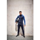 AWDis sport felső Cool Zoodie 240 tengerkék-melírozott kék