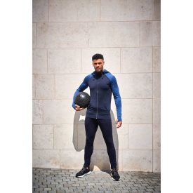   AWDis sport felső Cool Zoodie 240 tengerkék-melírozott kék