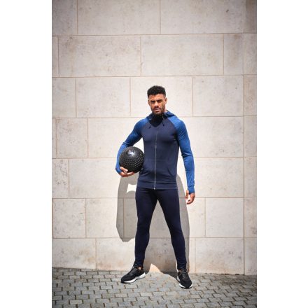 AWDis sport felső Cool Zoodie 240 tengerkék-melírozott kék